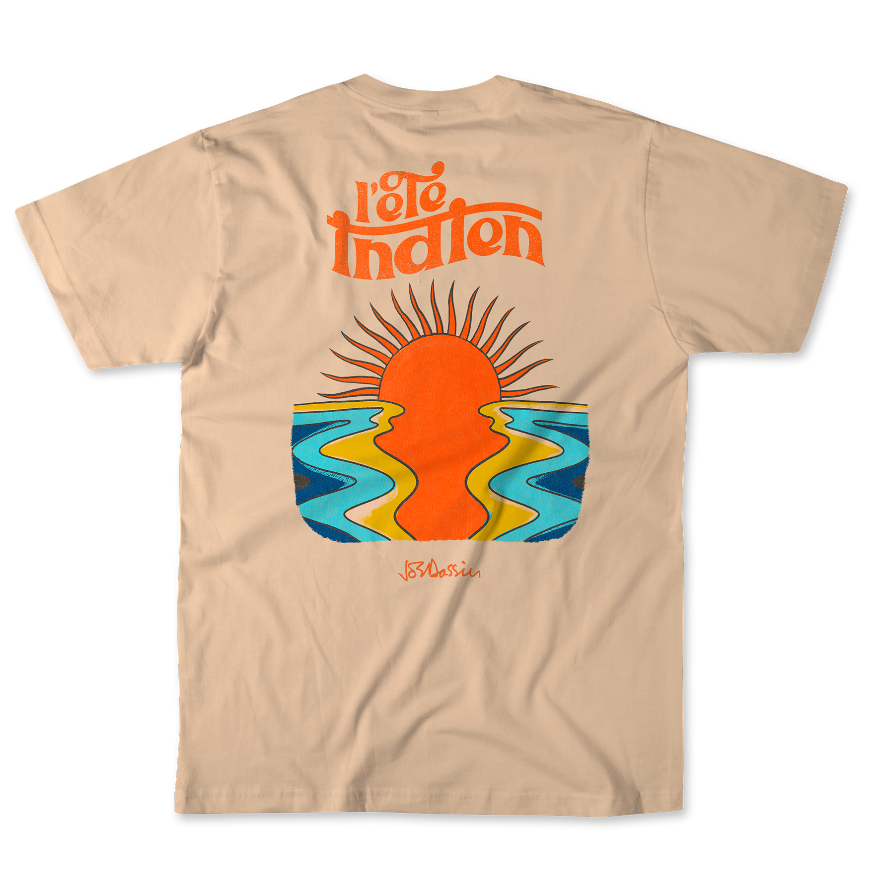 T-SHIRT "L'ÉTÉ INDIEN"